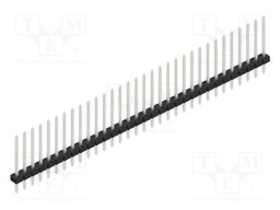 Connector: pin strips; pin header; male; PIN: 32; 2mm; THT; 1x32