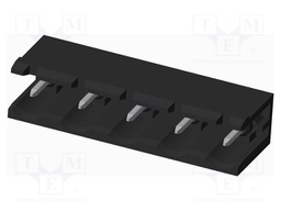 Connector: pluggable terminal block; socket; male; on PCBs