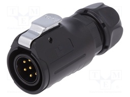 Plug; Connector: circular; size 20; 02; male; PIN: 7; with latch