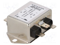 Filter: anti-interference; 250VAC; Ioper.max: 3A; Ir: 0.5mA