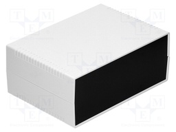 Enclosure: with panel; X: 260mm; Y: 180mm; Z: 105mm; ABS; light grey