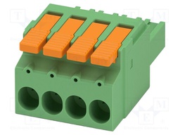 PCB connector, nominal cross section: 6 mm?, color: green, n
