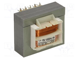 Transformer: mains; 12VA; 230VAC; 12V; 12V; 0.5A; 0.5A; IP00