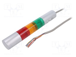Signaller: signalling column; LED; red/amber/green; 24VDC; IP65