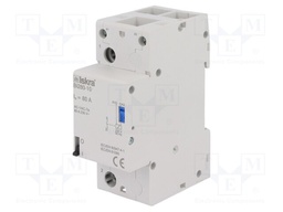 Relay: installation; bistable; NO; Ucoil: 230VAC; 35x90x65mm; 80A