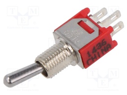 Switch: toggle; Pos: 2; SPDT; ON-ON; 1A/250VAC; 3A/28VDC; -30÷85°C