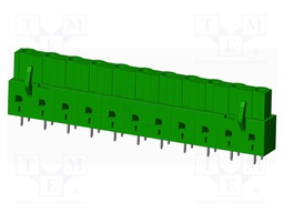 Connector: pluggable terminal block; socket; female; straight