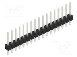 Connector: pin strips; pin header; male; PIN: 17; 2.54mm; THT; 1x17