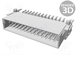 Connector: PCB to PCB; male; PIN: 26; 1.27mm; Series: har-flex; 2.3A