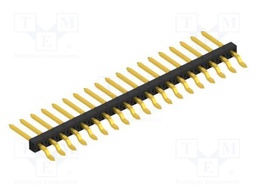 Connector: pin strips; pin header; male; PIN: 19; 2mm; SMT; 1x19