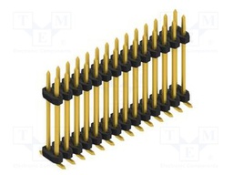 Connector: pin strips; pin header; male; PIN: 28; 2mm; SMT; 2x14
