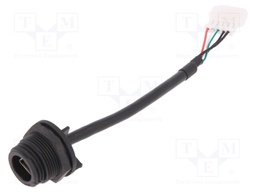 Socket; USB B mini; USB B mini socket; Mini USB Buccaneer; PIN: 5