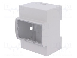 Enclosure: for computer; Raspberry Pi 3 B; ABS; grey; X: 71.3mm