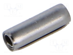 Springy stud; stainless steel; Ø: 2mm; L: 6mm; DIN 7343; ISO 8750