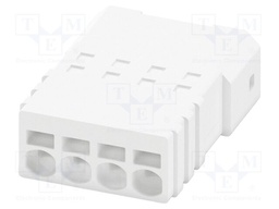PCB connector, nominal cross section: 0.5 mm?, color: white,