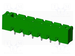Connector: pluggable terminal block; socket; male; straight; THT