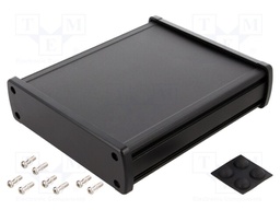 Enclosure: multipurpose; X: 146.6mm; Y: 169mm; Z: 41.6mm; aluminium