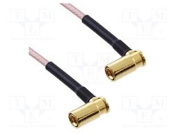 Cable; 152mm; SMB male; angled; 4GHz; 50Ω; female