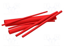 Heat shrink sleeve; glueless; 2: 1; 38mm; L: 1m; polyolefine