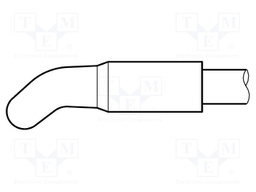 Tip; bent conical; 3.9mm; longlife