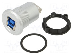 Adapter; USB A socket,USB B socket; USB 3.0; Thread: M22; 1÷10mm