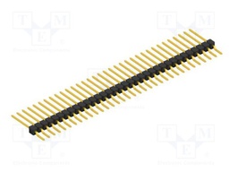 Connector: pin strips; pin header; male; PIN: 34; 2.54mm; SMT; 1x34