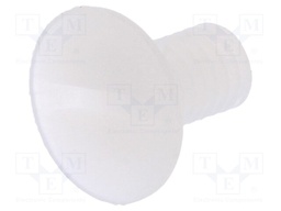 Screw; M4x8; 0.7; Head: countersunk; slotted; 1,3mm; polyamide