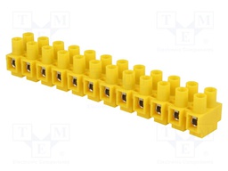 Terminal block; screw terminal; ways: 12; 0.75÷4mm2; terminals: 24