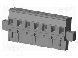 Connector: pluggable terminal block; plug; female; angled 90°