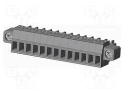 Connector: pluggable terminal block; plug; female; straight; grey