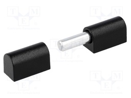 Hinge; Width: 12.8mm; zinc and aluminium alloy; H: 42mm