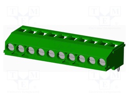Connector: PCB terminal block; terminal; Plating: tinned; on PCBs