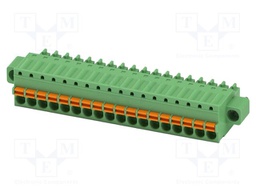 PCB connector, nominal cross section: 1.5 mm?, color: green,