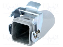 Enclosure: for HDC connectors; C146; size A3; for cable; straight