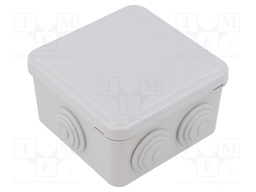 Enclosure: junction box; X: 88mm; Y: 88mm; Z: 52mm