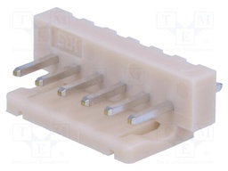 Socket; wire-board; male; DF1; 2.5mm; PIN: 6; THT; on PCBs; 250V; 3A