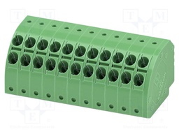 PCB connector, nominal cross section: 1.5 mm?, color: green,