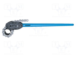 Wrench; with chain; steel; Application: for pipe gripping