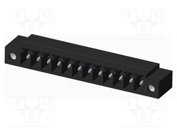 Connector: pluggable terminal block; socket; male; on PCBs