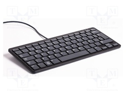 Keyboard; USB A-USB B micro cable,keypad; Colour: black-gray