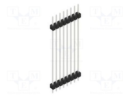 Connector: pin strips; pin header; male; PIN: 8; 2.54mm; THT; 1x8