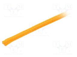 Polyester conduit; Braid diameter: 3.18mm; Mat: polyester; orange