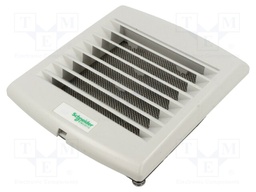 Enclosure Cooling, Filter Fan with Outlet Grille, IP54, ClimaSys, ASA, Polycarbonate, 137 mm