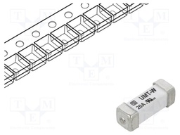 Fuse, Surface Mount, 20 A, UMT-W Series, 125 V, 125 V, Time Delay, SMD