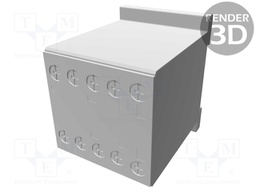 Contactor: 3-pole; NO x3; Auxiliary contacts: NO; 220VDC; 12A; DIN