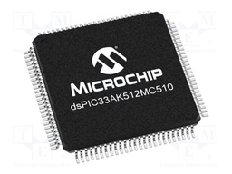 IC: dsPIC microcontroller; 64kB; 64kBSRAM; TQFP100; 3÷3.6VDC