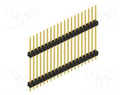 Connector: pin strips; pin header; male; PIN: 20; 2.54mm; THT; 1x20