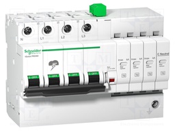 Surge arrestor; Type 2+3; Poles: 3+N; DIN; -25÷60°C; IP20; 8kA