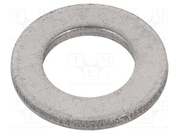 Washer; round; M16; D=30mm; h=3mm; steel; Plating: none