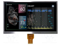 Display: TFT; 10.1"; 1024x600; Illumin: LED; Dim: 235x143x5.05mm